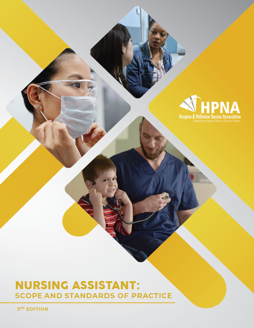 HPNA Nursing Assistant: Scope and Standards of Practice, 3rd Edition